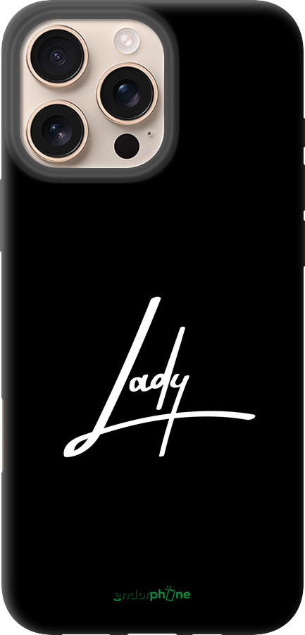 TPU чехол Lady 2 для Apple iPhone 16 Pro Max - 4867b-3706 изображение 