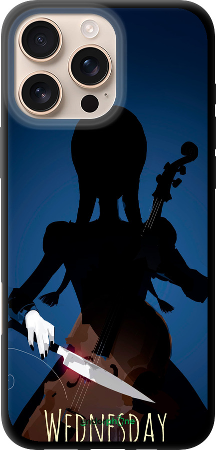 TPU чехол Wednesday для Apple iPhone 16 Pro Max - 5515b-3706 изображение 