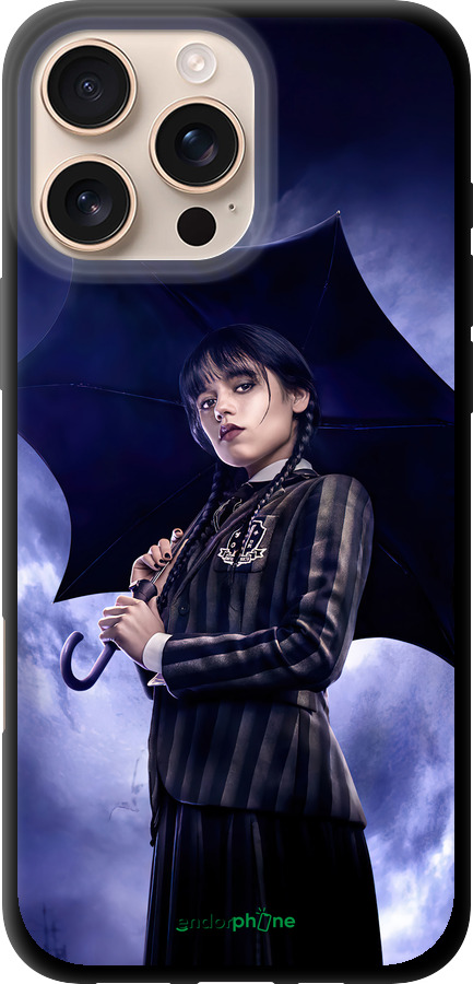 TPU чехол Wednesday v2 для Apple iPhone 16 Pro Max - 5516b-3706 изображение 