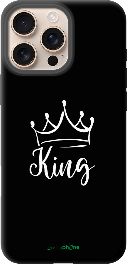 TPU чехол Queen & King для нього для Apple iPhone 16 Pro Max - 5521b-3706 изображение 