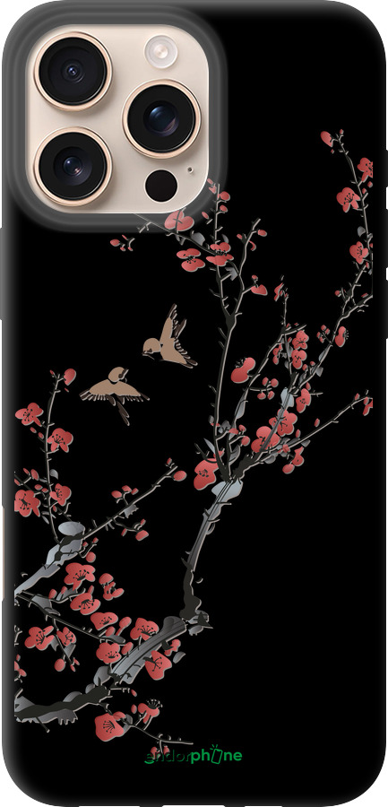 TPU чехол Сакура v2 для Apple iPhone 16 Pro Max - 5538b-3706 изображение 