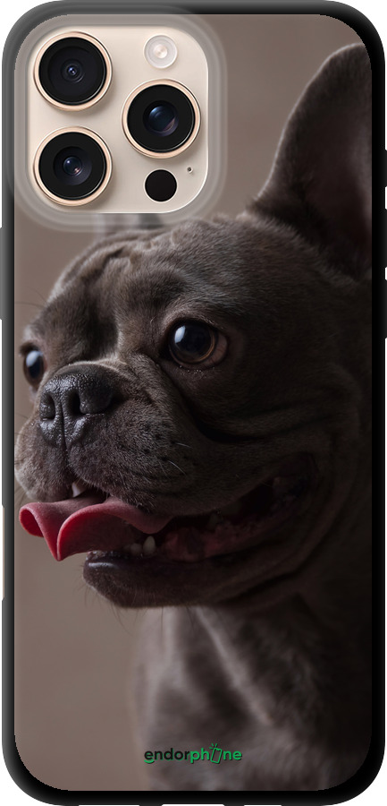 TPU чехол Милый бульдог для Apple iPhone 16 Pro Max - 5546b-3706 изображение 