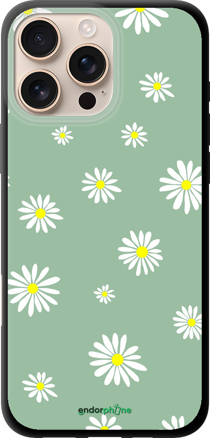 TPU чехол Ромашки v4 для Apple iPhone 16 Pro Max - 5603b-3706 изображение 