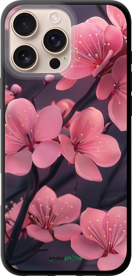 TPU чехол Пурпурная сакура для Apple iPhone 16 Pro Max - 6075b-3706 изображение 