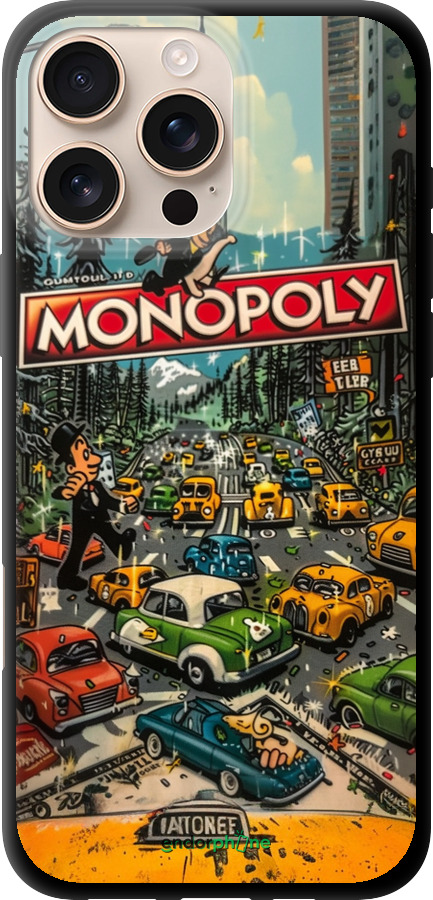 TPU чехол Городской драйв Monopoly для Apple iPhone 16 Pro Max - 6088b-3706 изображение 
