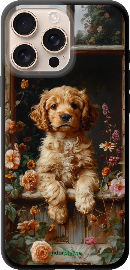 TPU чехол Щенок cocker spaniel для Apple iPhone 16 Pro Max - 6136b-3706 изображение 