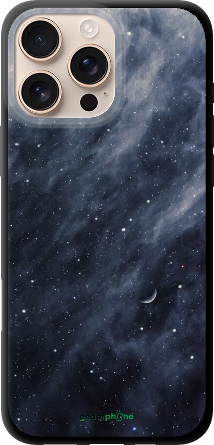 TPU чехол Голубые облака, Голубая луна для Apple iPhone 16 Pro Max - 6398b-3706 изображение 