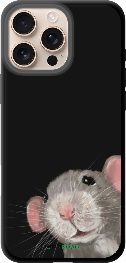 TPU чехол The Peeking Rat для Apple iPhone 16 Pro Max - 6442b-3706 изображение 
