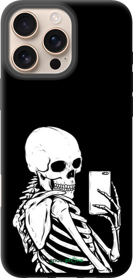 TPU чехол Скелет робить Selfie для Apple iPhone 16 Pro Max - 6535b-3706 изображение 