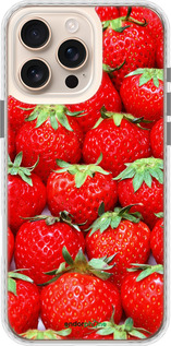 Чехол Bumper чехол Клубника для Apple iPhone 16 Pro Max - 6020pc-3706 изображение 