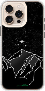 Чохол Bumper чехол Мінімалістичний гірський краєвид для Apple iPhone 16 Pro Max - 6438pc-3706 изображение 