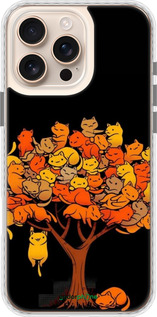 Чохол Bumper чехол Дерево та котики для Apple iPhone 16 Pro Max - 6516pc-3706 изображение 