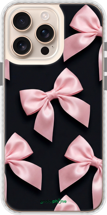 Чехол Bumper чехол Coquette Ribbons Dark Coquette для Apple iPhone 16 Pro Max - 6767pc-3706 изображение 