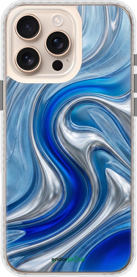 Чехол Bumper MagSafe чехол Liquid Chrome для Apple iPhone 16 Pro Max - 6781pm-3706 изображение 