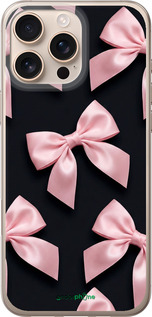 Силіконовий чехол Coquette Ribbons Dark Coquette для Apple iPhone 16 Pro Max - 6767u-3706 изображение 