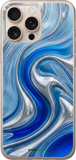 Силиконовый чехол Liquid Chrome для Apple iPhone 16 Pro Max - 6781u-3706 изображение 