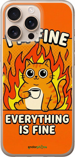 Силіконовий чохол 'Funny Cat' для iPhone 16 Pro Max зображення 9