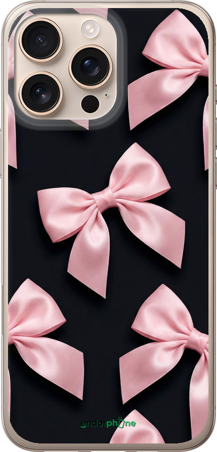 Силіконовий чехол Coquette Ribbons Dark Coquette для Apple iPhone 16 Pro Max - 6767u-3706 изображение 