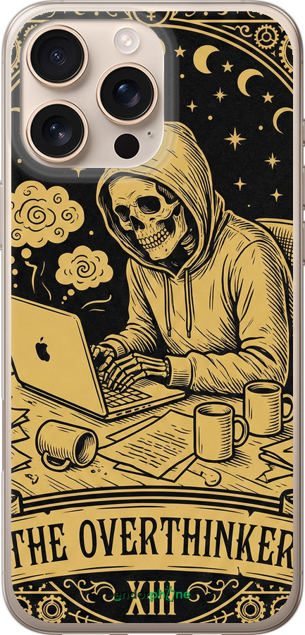 Силиконовый чехол The Overthinker для Apple iPhone 16 Pro Max - 6774u-3706 изображение 