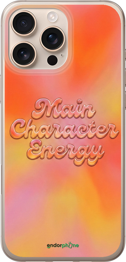 Силиконовый чехол Aura Gradient Main Character Energy Aesthetic Y2K для Apple iPhone 16 Pro Max - 6783u-3706 изображение 