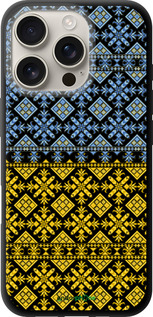 TPU чехол Жовто-блакитна вишиванка для Apple iPhone 16 Pro - 1169b-3708 изображение 