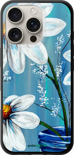 TPU чехол Красиві арт-ромашки для Apple iPhone 16 Pro - 4031b-3708 изображение 