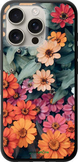 TPU чехол Beauty flowers для Apple iPhone 16 Pro - 4050b-3708 изображение 