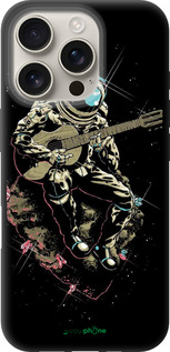 TPU чехол Космонавт с гітарою для Apple iPhone 16 Pro - 4138b-3708 изображение 