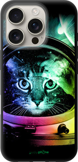 TPU чехол Кот-астронавт для Apple iPhone 16 Pro - 4154b-3708 изображение 