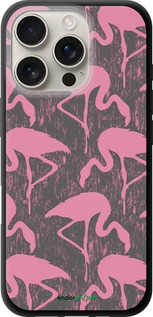 TPU чехол Vintage-Flamingos для Apple iPhone 16 Pro - 4171b-3708 изображение 