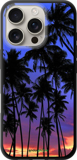 TPU чехол Пальми для Apple iPhone 16 Pro - 4324b-3708 изображение 