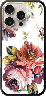 TPU чехол Vintage flowers для Apple iPhone 16 Pro - 4333b-3708 изображение 