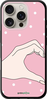 TPU чехол Половинка серця для Apple iPhone 16 Pro - 4340b-3708 изображение 