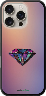 TPU чехол Диамант для Apple iPhone 16 Pro - 4352b-3708 изображение 