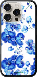 TPU чехол Блакитні орхідеї для Apple iPhone 16 Pro - 4406b-3708 изображение 