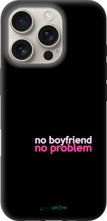 TPU чехол no boyfriend no problem для Apple iPhone 16 Pro - 4549b-3708 изображение 