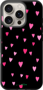 TPU чехол Сердечки 2 для Apple iPhone 16 Pro - 4763b-3708 изображение 