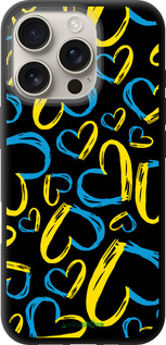TPU чехол Серця UA  для Apple iPhone 16 Pro - 5292b-3708 изображение 