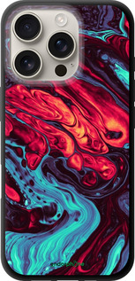 TPU чехол Синяя красная абстакция для Apple iPhone 16 Pro - 5339b-3708 изображение 