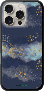TPU чехол Ніч золоті зірки для Apple iPhone 16 Pro - 5421b-3708 изображение 