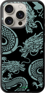 TPU чехол Дракон для Apple iPhone 16 Pro - 5476b-3708 изображение 