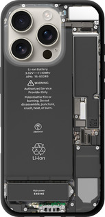 TPU чехол Деталі смартфона для Apple iPhone 16 Pro - 5487b-3708 изображение 