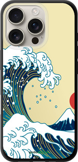 TPU чехол Японские волны для Apple iPhone 16 Pro - 5533b-3708 изображение 
