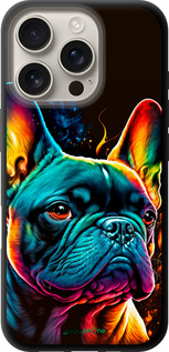 TPU чехол Яркий бульдог для Apple iPhone 16 Pro - 5547b-3708 изображение 