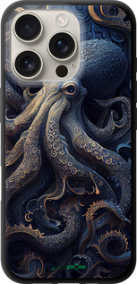 TPU чехол Осьминог для Apple iPhone 16 Pro - 5551b-3708 изображение 