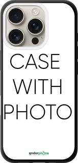 black TPU case case 'Photo case' for iPhone 16 Pro image 1