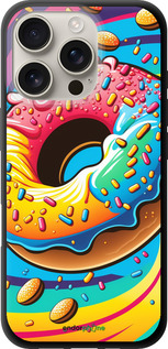 TPU чехол Пончик радуга для Apple iPhone 16 Pro - 5584b-3708 изображение 