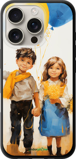 TPU чехол Дети с шариками для Apple iPhone 16 Pro - 5659b-3708 изображение 