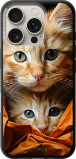 TPU чехол Котики 2 для Apple iPhone 16 Pro - 5664b-3708 изображение 