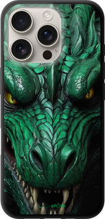 TPU чехол Зелёный дракон v2 для Apple iPhone 16 Pro - 5817b-3708 изображение 
